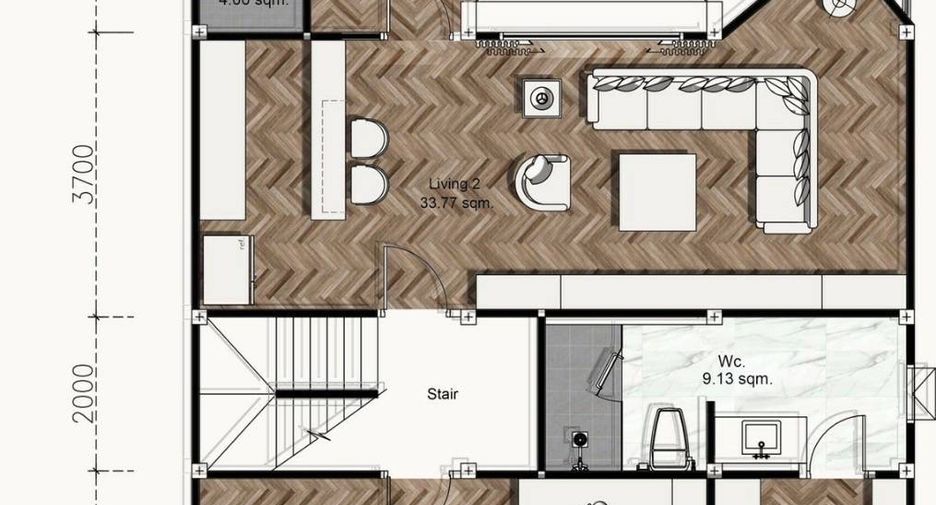 For rent and for sale 4 bedrooms townhouse in Watthana, Bangkok