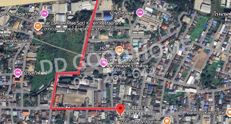 出售 土地 在 Mae Sot, Tak