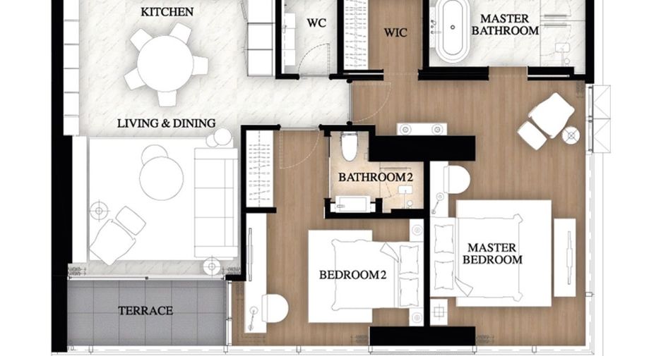 For rent and for sale 2 bedrooms condo in Pathum Wan, Bangkok
