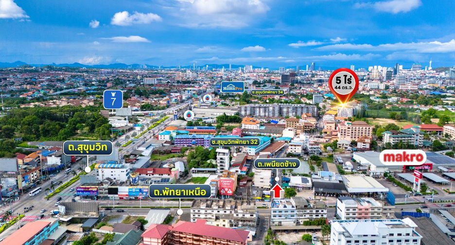 For sale land in Bang Lamung, Chonburi