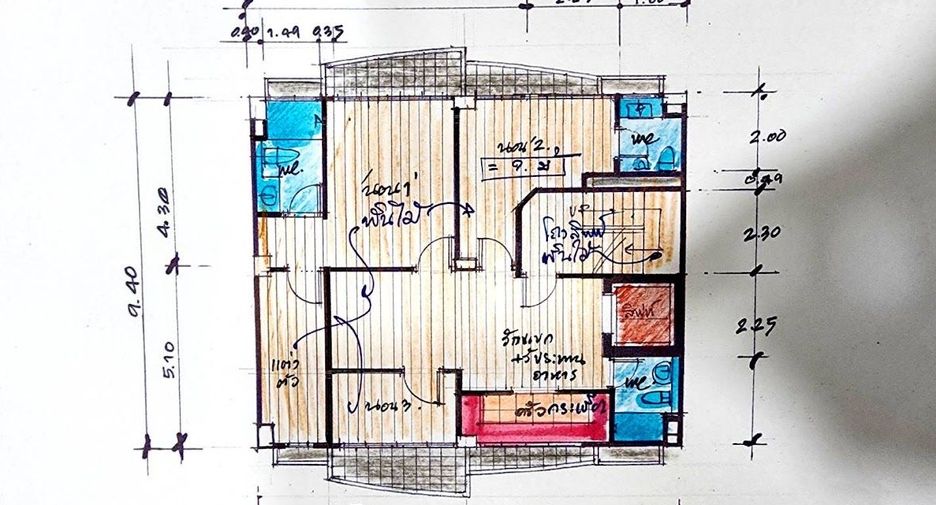 For rent 10 bedrooms retail Space in Huai Khwang, Bangkok