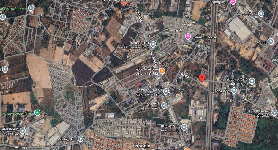 À vendre terrain à Si Racha, Chonburi