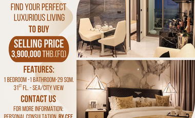 For sale 1 Beds condo in Bang Lamung, Chonburi