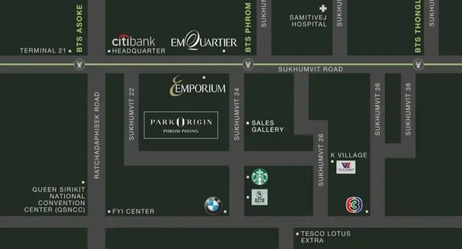 For rent and for sale 2 bedrooms condo in Khlong Toei, Bangkok