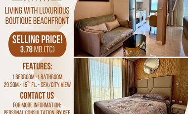 For sale 1 bed condo in Bang Lamung, Chonburi