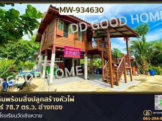 For sale land in Mueang Ang Thong, Ang Thong