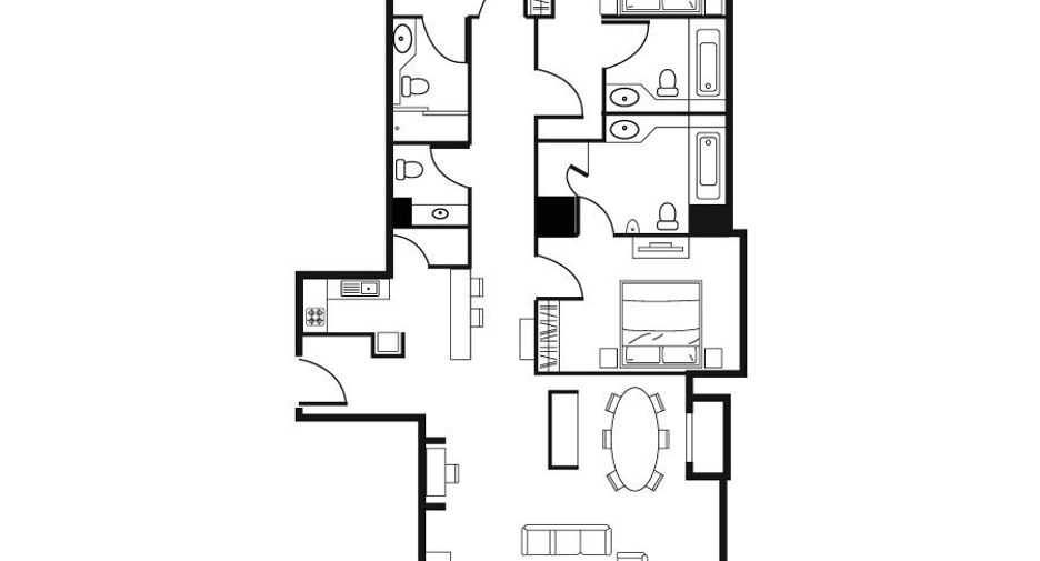 For rent 3 bedrooms condo in Khlong Toei, Bangkok