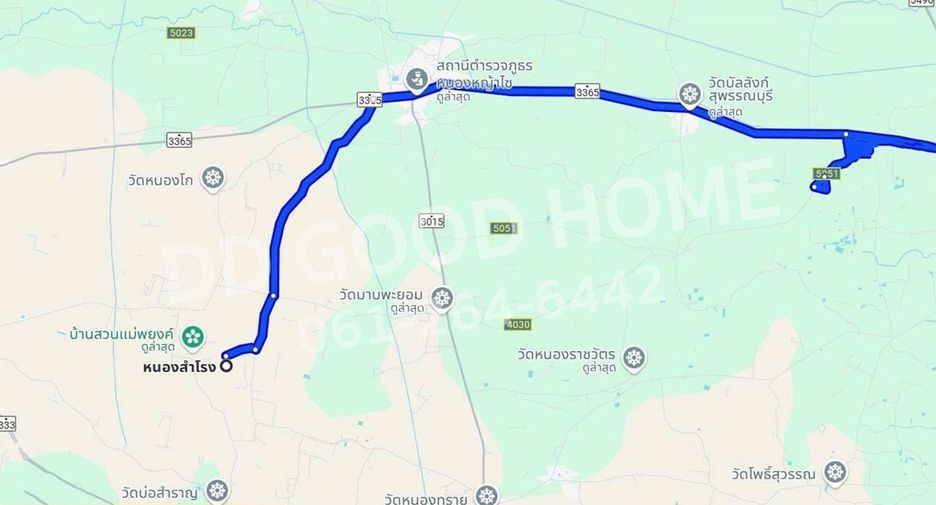 For sale land in Nong Ya Sai, Suphan Buri