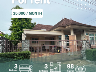 For Rent 3 Bedroom House In Bang Lamung, Chonburi