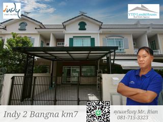 For rent 2 bedrooms townhouse in Bang Phli, Samut Prakan
