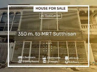 For sale 4 bedrooms townhouse in Din Daeng, Bangkok