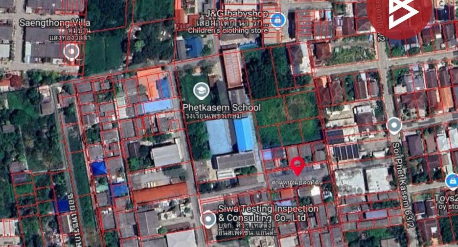 For sale land in Bang Khae, Bangkok