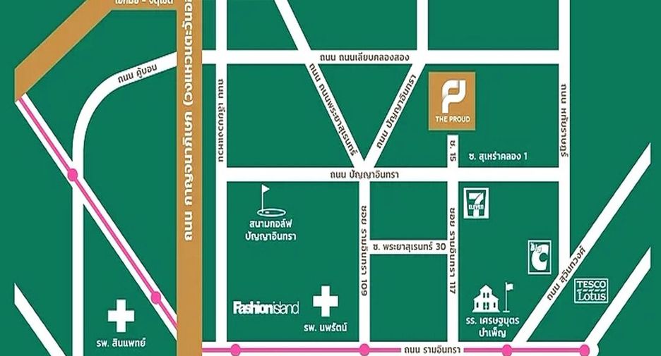 For sale 3 bedrooms townhouse in Khlong Sam Wa, Bangkok