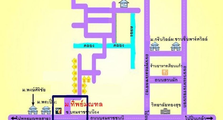 For sale 2 bedrooms townhouse in Thawi Watthana, Bangkok