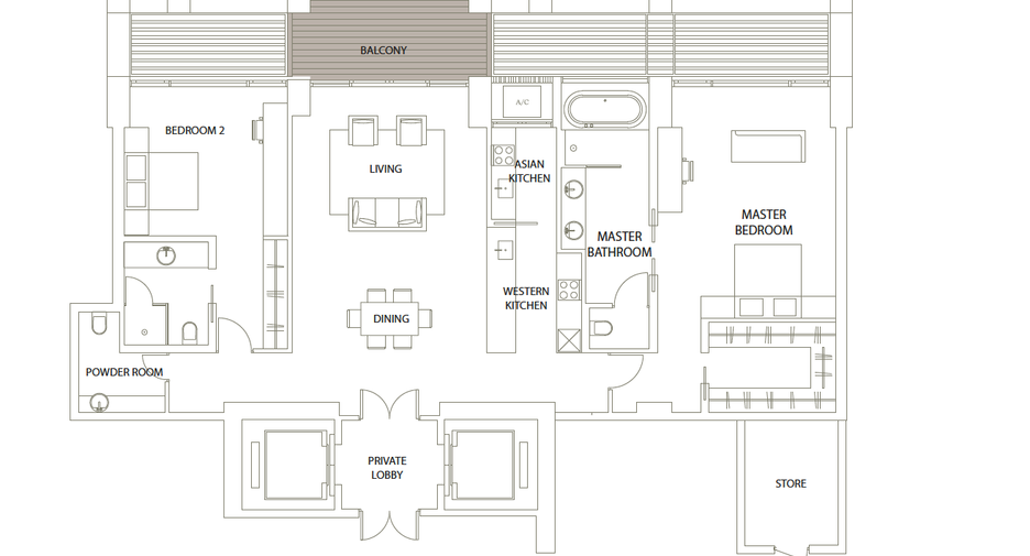 ขาย 2 ห้องนอน คอนโด ใน สาทร, กรุงเทพฯ