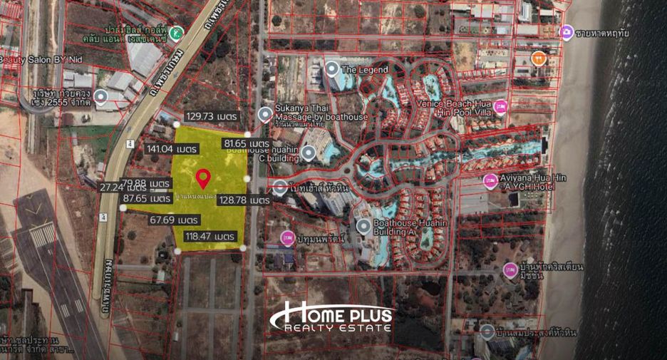 For sale land in Cha Am, Phetchaburi