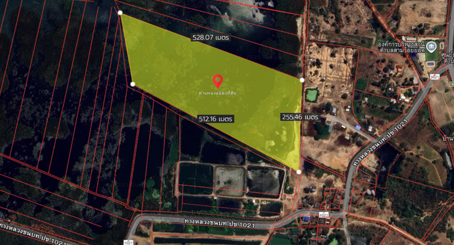 Terreno en venta en Sam Roi Yot, Prachuap Khiri Khan
