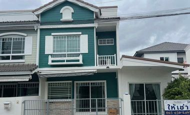 For rent 2 bedrooms townhouse in Bang Phli, Samut Prakan