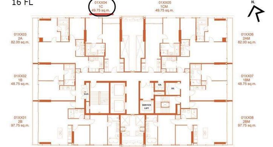 Condo en venta de 1 habitaciones en Watthana, Bangkok