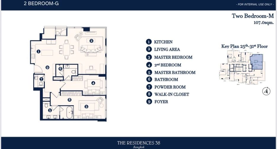 For sale 2 bedrooms condo in Khlong Toei, Bangkok
