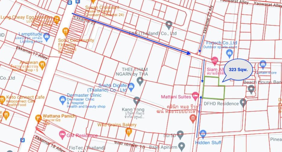 For sale land in Phra Nakhon, Bangkok