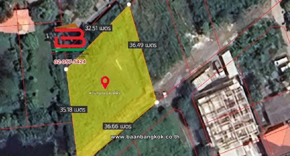 For rent and for sale land in Bang Khun Thian, Bangkok