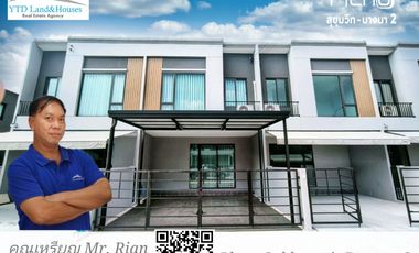For rent 3 bedrooms townhouse in Bang Phli, Samut Prakan