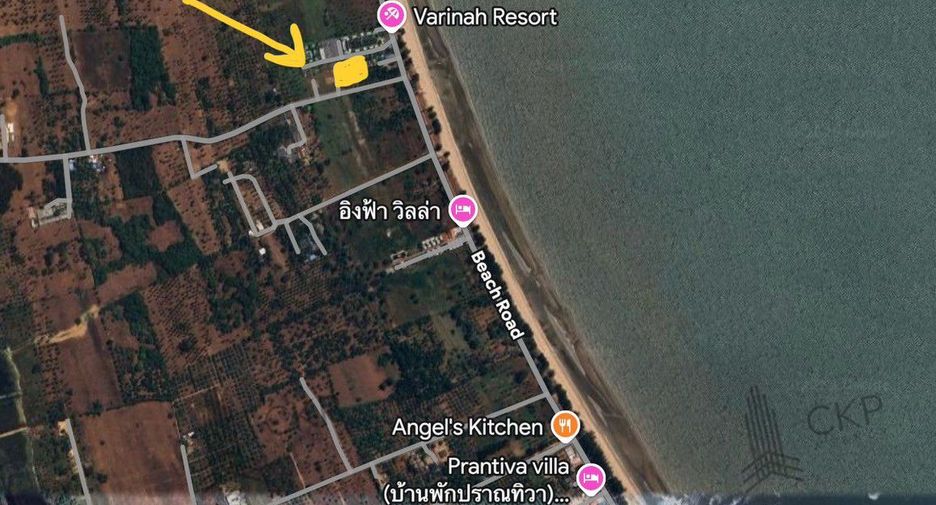 À vendre terrain à Sam Roi Yot, Prachuap Khiri Khan
