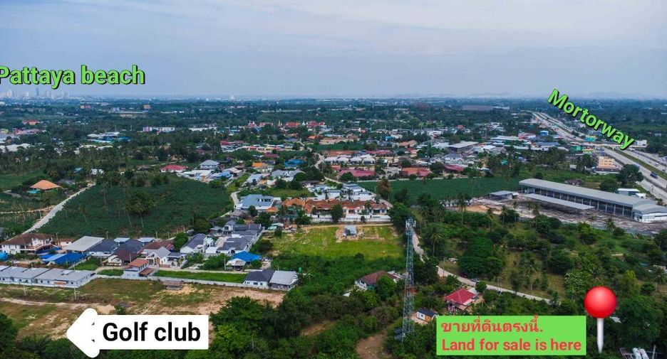 Terreno en venta en Bang Lamung, Chonburi