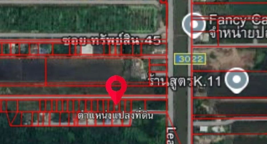 For sale land in Nong Suea, Pathum Thani