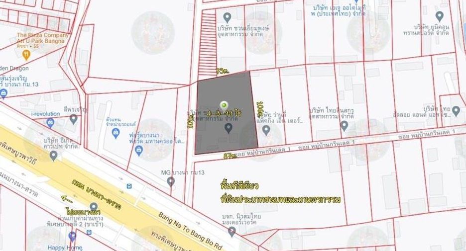 Terreno en venta en Bang Phli, Samut Prakan
