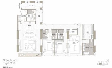 For sale 3 bedrooms condo in Bang Rak, Bangkok