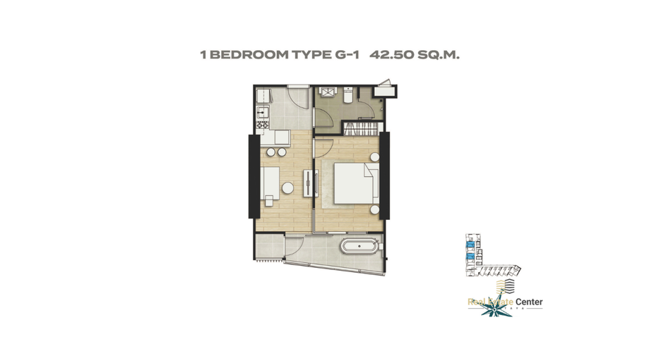 For sale 1 bed condo in Bang Lamung, Chonburi