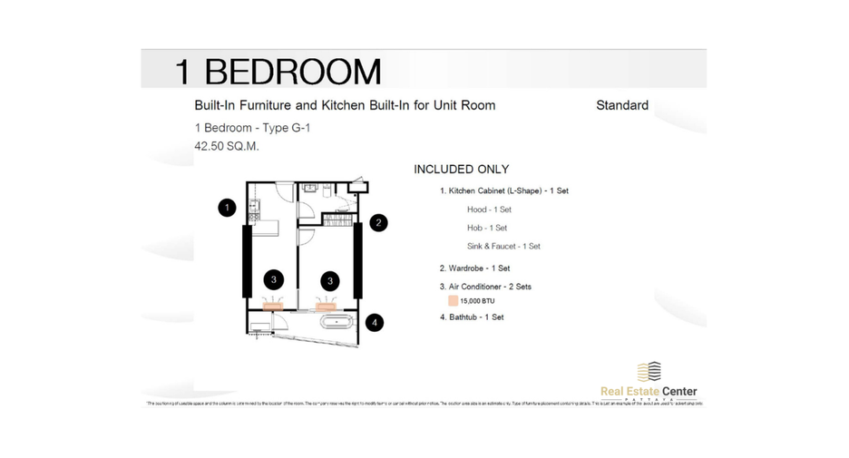 For sale 1 bed condo in Bang Lamung, Chonburi