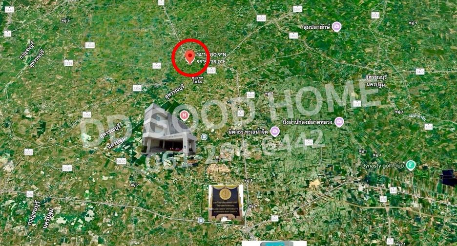 For sale land in Song Phi Nong, Suphan Buri