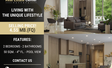 For sale 2 bedrooms condo in Bang Lamung, Chonburi