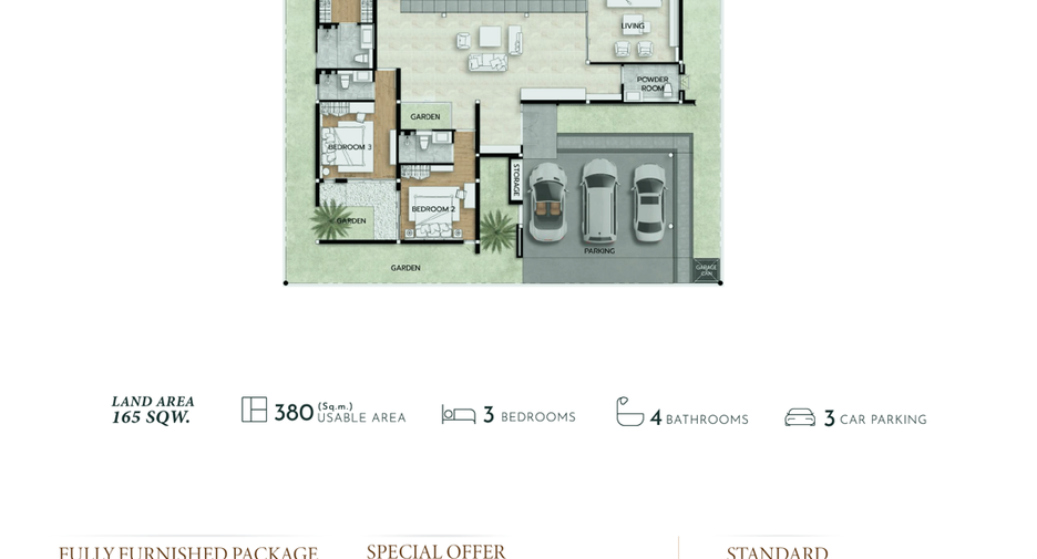Villa en venta de 3 habitaciones en Bang Lamung, Chonburi
