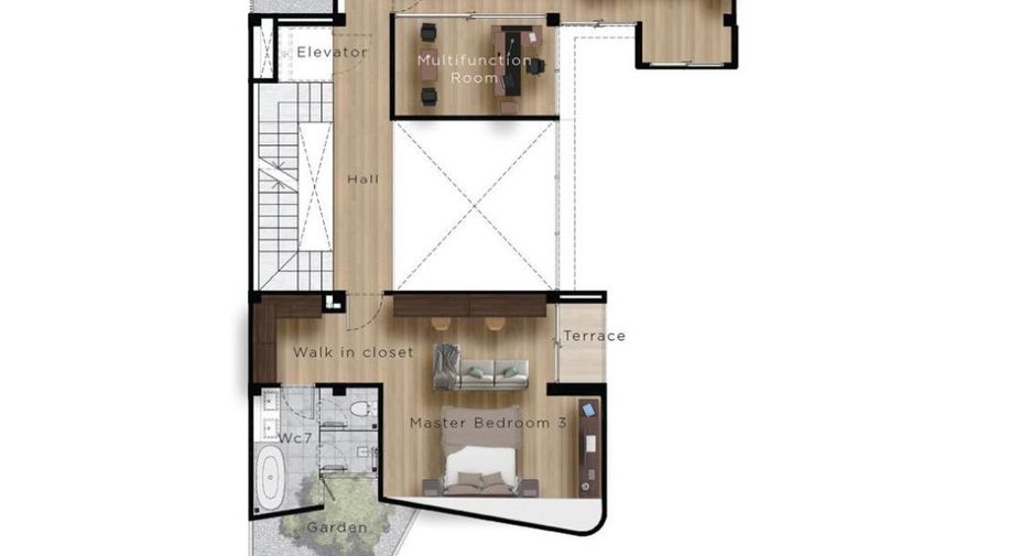 À vendre 5 chambres villa à Bang Lamung, Chonburi