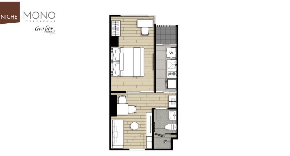 Wohnung zum Kauf mit 1 Zimmer in Bangkok Yai, Bangkok