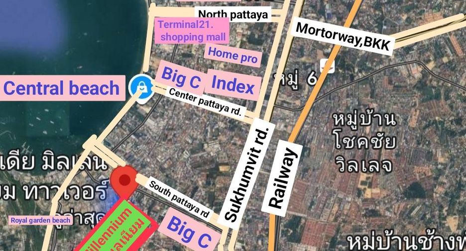For sale 1 bed condo in Bang Lamung, Chonburi