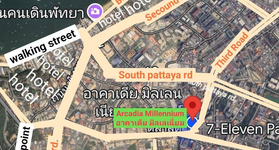 For sale 1 bed condo in Bang Lamung, Chonburi