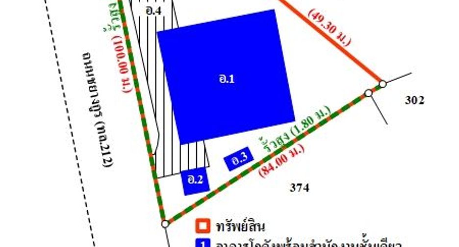 For sale warehouse in Muang Sam Sip, Ubon Ratchathani