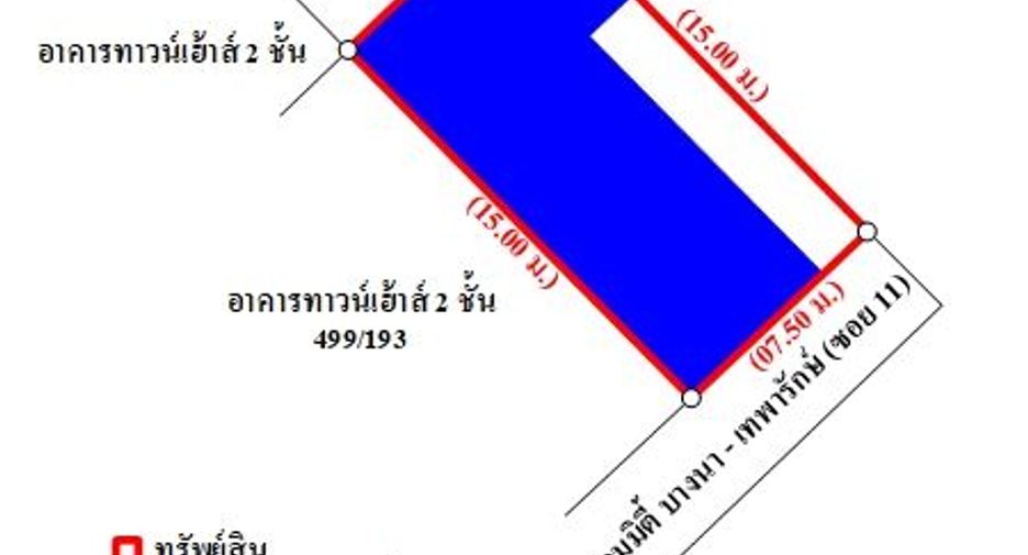 For sale studio townhouse in Bang Sao Thong, Samut Prakan