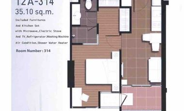 For sale 1 Beds condo in Bang Na, Bangkok