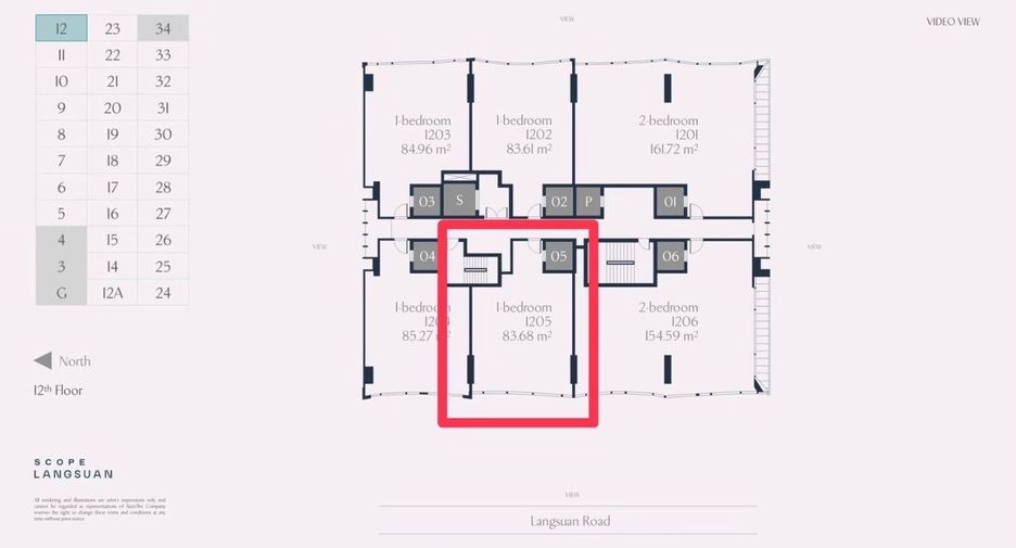 For rent 1 bed condo in Pathum Wan, Bangkok