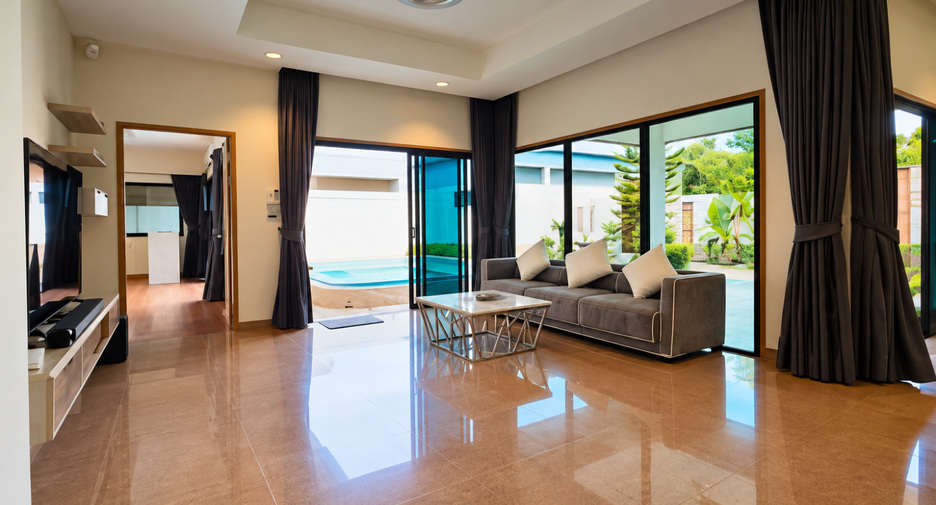À vendre 3 chambres villa à Huay Yai, Pattaya
