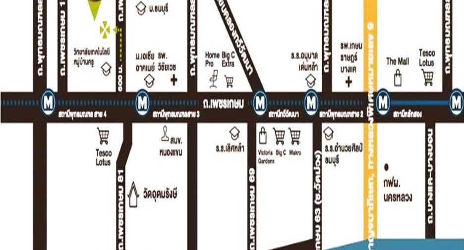 Casa adosada en venta de 3 habitaciones en Nong Khaem, Bangkok
