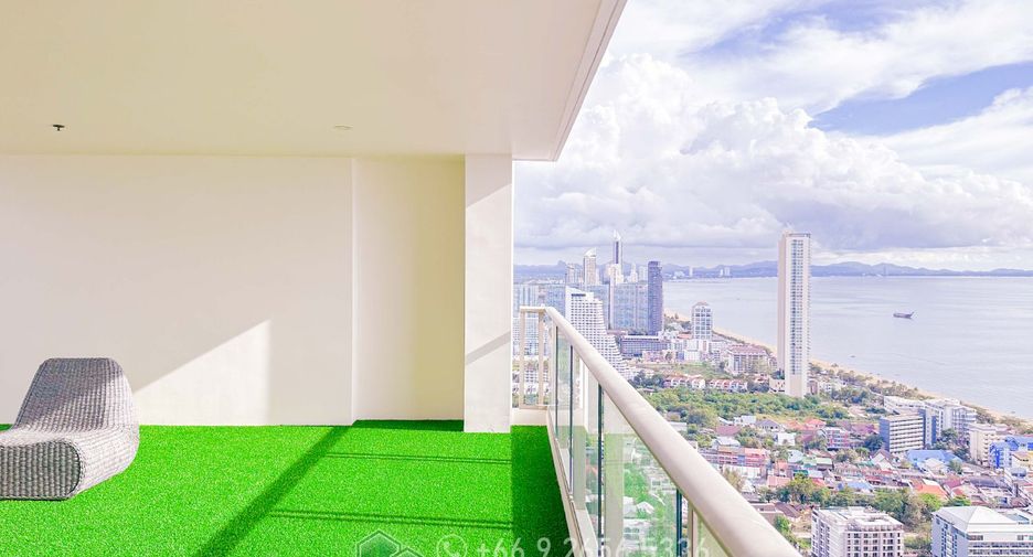 For rent and for sale 2 bedrooms condo in Jomtien, Pattaya