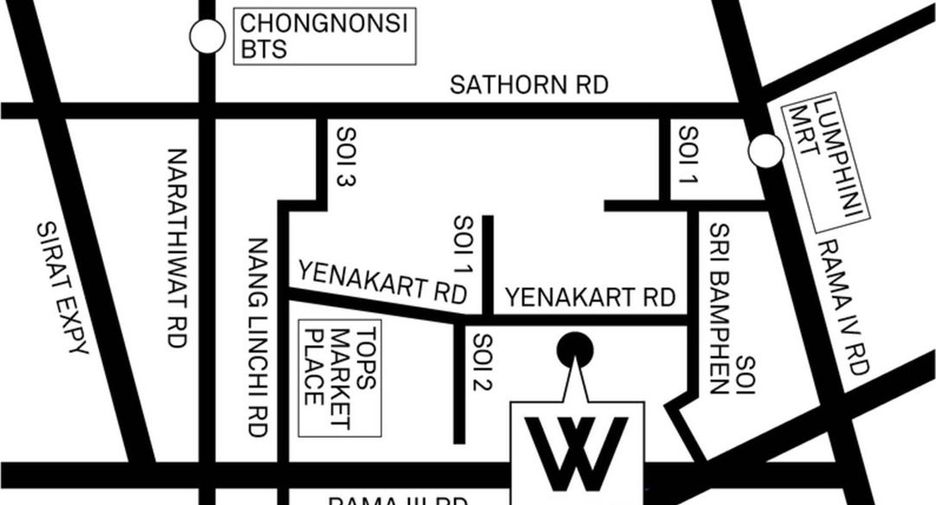 For rent 2 bedrooms retail Space in Yan Nawa, Bangkok