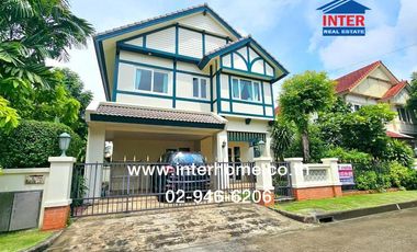 For sale 3 bedrooms house in Sai Mai, Bangkok